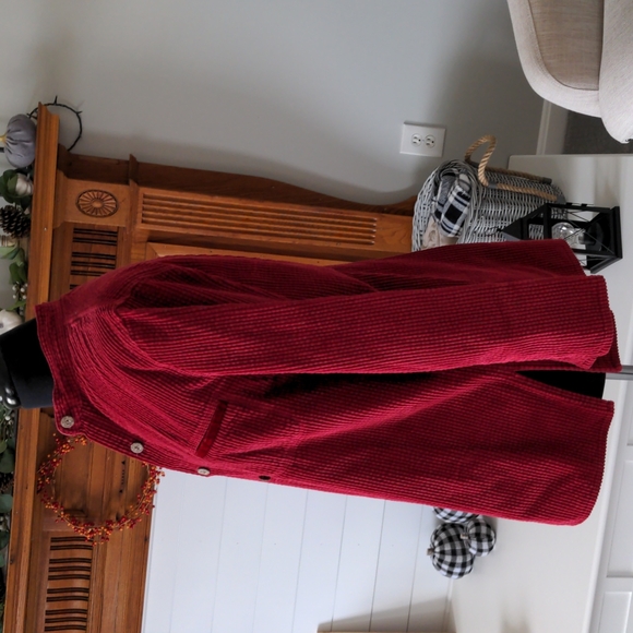 J.Jill Corduroy Button Down Jacket/Tunic. - Picture 5 of 9